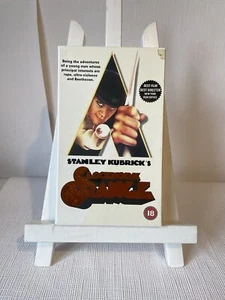 A Clockwork Orange VHS 1971 Warner Bro Kubrick 2000 Package Design UK - Picture 1 of 3