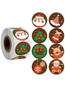 1 Roll - Sticker Set - Christmas (S168) - Picture 1 of 2