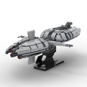 MOC-161433 Munificent-class Frigate Ship with Stand and Nameplate 1276 Parts - Picture 1 of 3