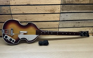 The Beatles Hofner Guitar Controller **ONLY** Rock Band Nintendo Wii NO DONGLE - Picture 1 of 10