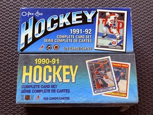1990-1991 1991-1992 O-Pee-Chee Hockey Complete Factory Sealed Set (2) - Bild 1 von 9