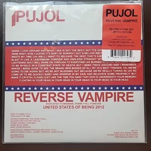 Pujol Reverse Vampire / Psychic Pain 45 Saddle Creek 2012 Rsd - Picture 1 of 4