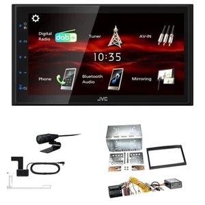 JVC KW-M180DBT DAB+ Autoradio für Citroen C2 2003-2010 schwarz mit Canbus - Bild 1 von 5