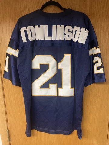 THROWBACK Los Angeles Chargers Jersey #21 LaDainian Tomlinson size adult 50 Cover