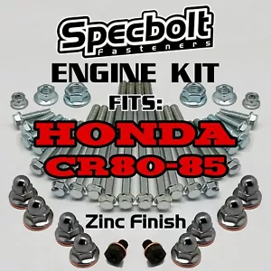 Kit de pernos de reconstrucción de motor CR 80 85 para Honda Specbolt FABRICANTE DE EQUIPOS ORIGINALES ZINC fábrica CR80 CR85 - Imagen 1 de 12