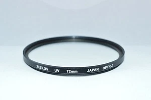ZEIKOS 72 mm UV Screw-in Filter Made in Japan by Japan Optics (V-40) - Picture 1 of 3