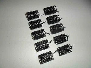 10 x Coarse / Carp Fishing Round Metal cage swim feeders, 10 gram - 50 gram - Picture 1 of 11