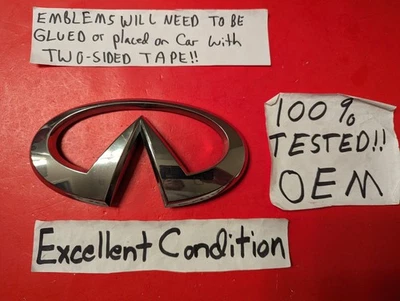 ✅ OEM 2003-2007 INFINITI FX35 FX45 Grille EMBLEM CHROME Grill 62892-CG000 NICE! - Image 1 of 4