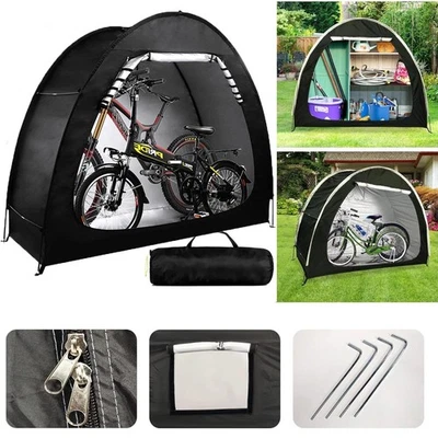 Travel Bike Storage Shed Tent Outdoor Portable Bicycle Storage for 1-4 Bikes - Image 1 of 4