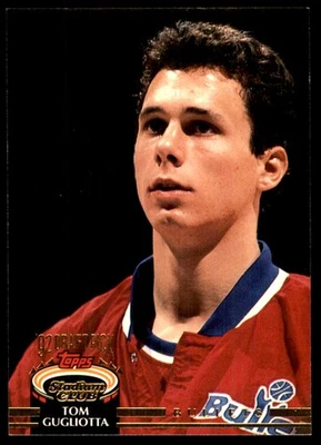 Tom Gugliotta 1992-93 Stadium Club #288 Bullets NBA READ FREE SHIP AutographDen - Image 1 of 2