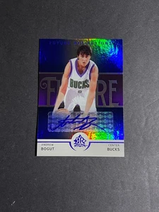 2005-06 Future Reflections Andrew Bogut Signatures Blue #/50 Rookie Auto Card AB - Picture 1 of 2