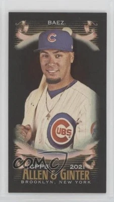 2021 Topps Allen & Ginter's X Mini Javier Baez #65 - Image 1 of 2