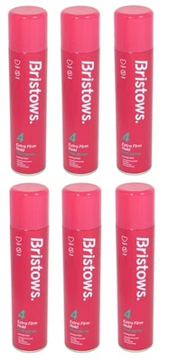 LORNAMEAD 6 x Bristows Extra Firm Hold Hairspray 300ml