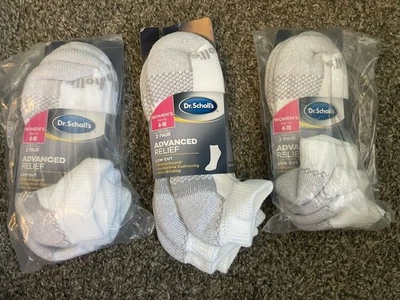 NEW Dr. Scholl's Women Advanced Relief Blister Guard Low Cut Socks 6 Pair 3Pk - Image 1 of 4