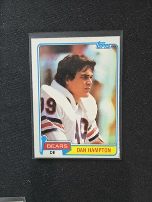 1981 Topps Football Dan Hampton RC #316 HOF EX - Image 1 of 2