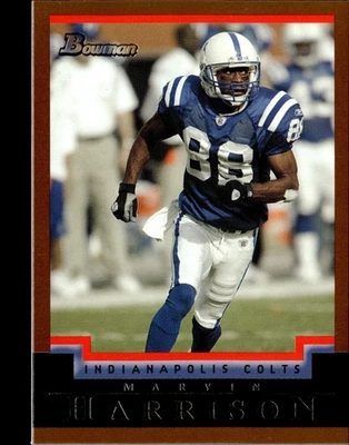 2004 Bowman #95 Marvin Harrison Gold - Image 1 of 2