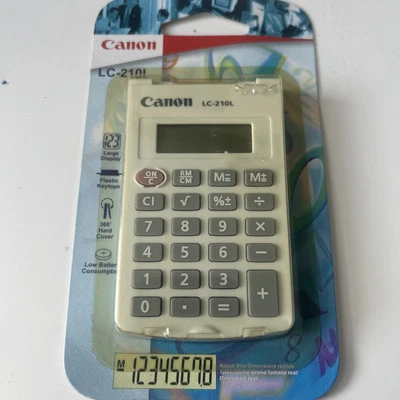 Canon Handheld Calculator LC-210L - Image 1 of 4