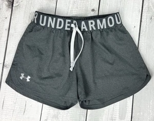 Under Armour Girls Play Up Shorts Size Youth  M Heatgear Loose  Running - Picture 1 of 5