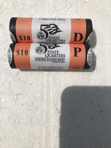 2006-P&D Nebraska State Quarter Uncirculated Rolls US Mint Paper Wrapped Sealed - Picture 1 of 6