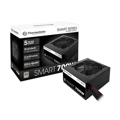 Smart 700W 80+ White Certified PSU, Continuous Power with 120mm Ultra Quiet F... - Image 1 of 4