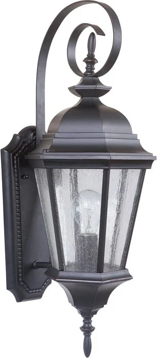 Arandela de parede externa Chadwick artesanal, 1 luz 100 Watts, bronze oleado dourado - Imagem 1 de 1