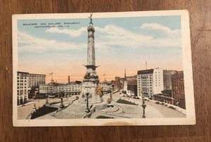 Soldiers’ & Sailors’ Monument, Indianapolis, Indiana. Postkarte (WP8) - Bild 1 von 2