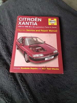 Haynes Workshop Manual For Citroen Xantia. - Image 1 of 4