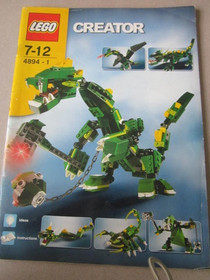 Lego Building Instructions Instruction Creator 4894-1 Dinosaurs