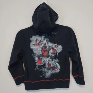 Nike Manchester United Graphic Hoodie Youth Small Black Long Sleeve Embroidered - Picture 1 of 7