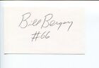 Bill Bergey Philadelphia Eagles Cincinnati Bengals Arkansas St Signed Autograph