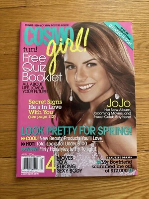 Revista Cosmo Girl Abril 2006 JOJO portada SIN LEER Foto 1 de 4