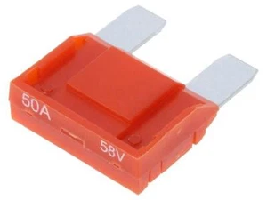 343435-58V Sicherung: Schmelz 50A 58VDC KFZ 29mm Zinnlegierung ESKA - Bild 1 von 1