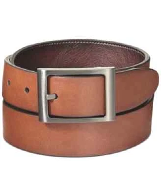 $85 Ryan Seacrest Para hombres Marrón Reversible Hebilla Imitación Cuero Vestido Cinturón Talla 36 Foto 1 de 4