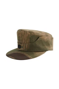WWII German Marsh Sumpfsmuster 43 Camo M44 field cap L - Picture 1 of 3