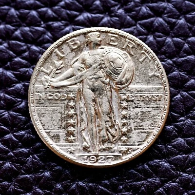 (ITM-6193) 1927-P Standing Liberty Quarter ~ Uncirculated BU ~ COMBINED SHIPPING - Image 1 of 3