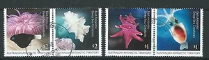 AUSTRALIA 2017 ANTARCTIC TERRITORIES DEEP SEA CREATURES SET 4 FINE USED - Picture 1 of 1