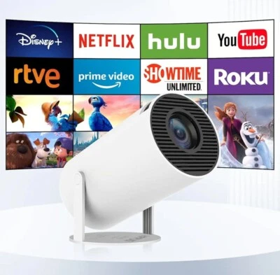 HIPPUS Smart MILTIMEDIA Projector with Android TV 11.0 WHITE D30 - Image 1 of 4