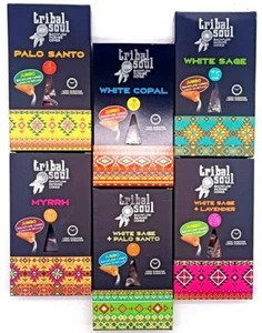 Tribal Soul - Riflow Backflow Räucherkegel - 6er Set Düfte à 10 Kegel  - Bild 1 von 1