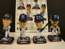 2016 WS Champions Chicago Cubs Forever Collectibles Mini Bobblehead Set (4)  NIB