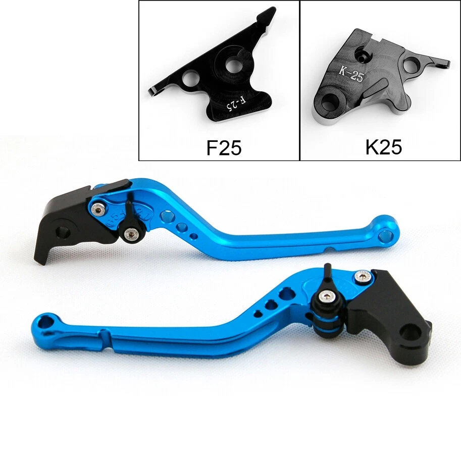 Long Brake Clutch Levers Fit For Kawasaki NINJA 250R 2008-2012 Blue #3 - Imagem 1 de 1