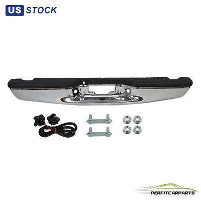 Chrome Rear Step Bumper Assembly For 1997-2003 Ford F-150 04 F150 Flareside Foto 1 de 4