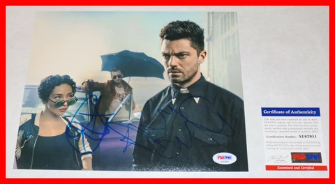 🔥 Dominic Cooper Ruth Negga Signed Preacher Cast 8X10 Picture PSA JSA BAS 🔥 Cover
