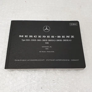 Catálogo Mercedes Benz W 108-250-280-280SL 4.5 NOS - Imagen 1 de 2