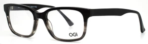 OGI 9226 1954 Black Stratum Mens Square Full Rim Eyeglasses 52-18-145 B:37 - Picture 1 of 14