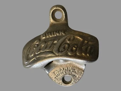 Vintage Advertising Metal Wall Hanging Drink Coca Cola Starr X Bottle Opener - Image 1 of 4