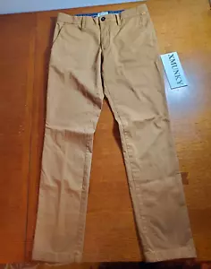 Timberland Pants Men 32x32 Brown Slim Stretch Twill Cotton Everyday Casual - Picture 1 of 19