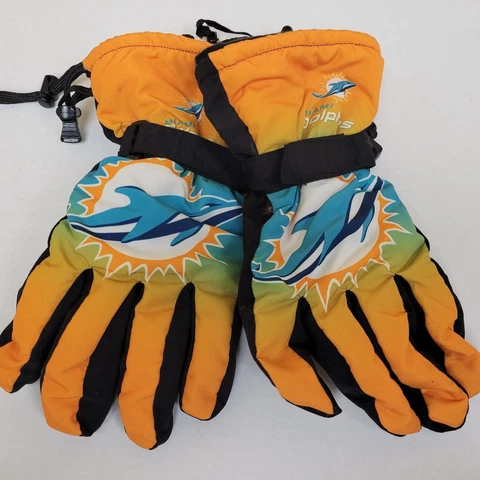 NFL Miami Dolphins Winter Gloves, New (Adult Large/Xlarge) Cover