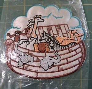 Noah's Ark Patch Iron On/Sew On Applique Columbia Fab-Crafts Inc. - Picture 1 of 3