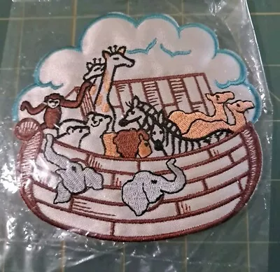 Noah's Ark Patch Iron On/Sew On Applique Columbia Fab-Crafts Inc. - Image 1 of 3