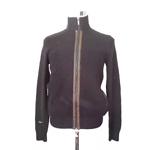Suéter de algodón para hombre Kenneth Cole talla S (20x28x27") con cremallera completa - Imagen 1 de 9